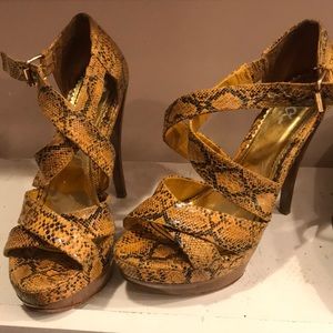 Sandals with 3.5” heel